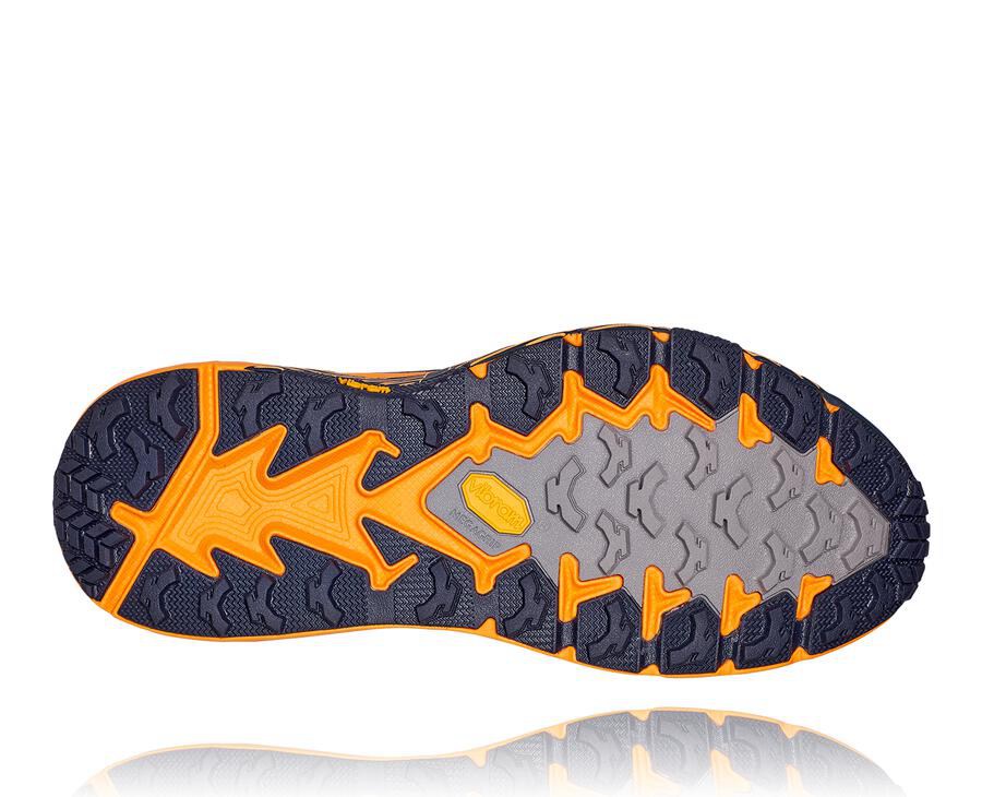 Hoka One One Trailove Tenisky Panske Modre/Oranžové - Speedgoat 4 - 04139-ZWAE